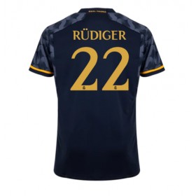 Real Madrid Antonio Rudiger #22 Borta Kläder 2023-24 Kortärmad
